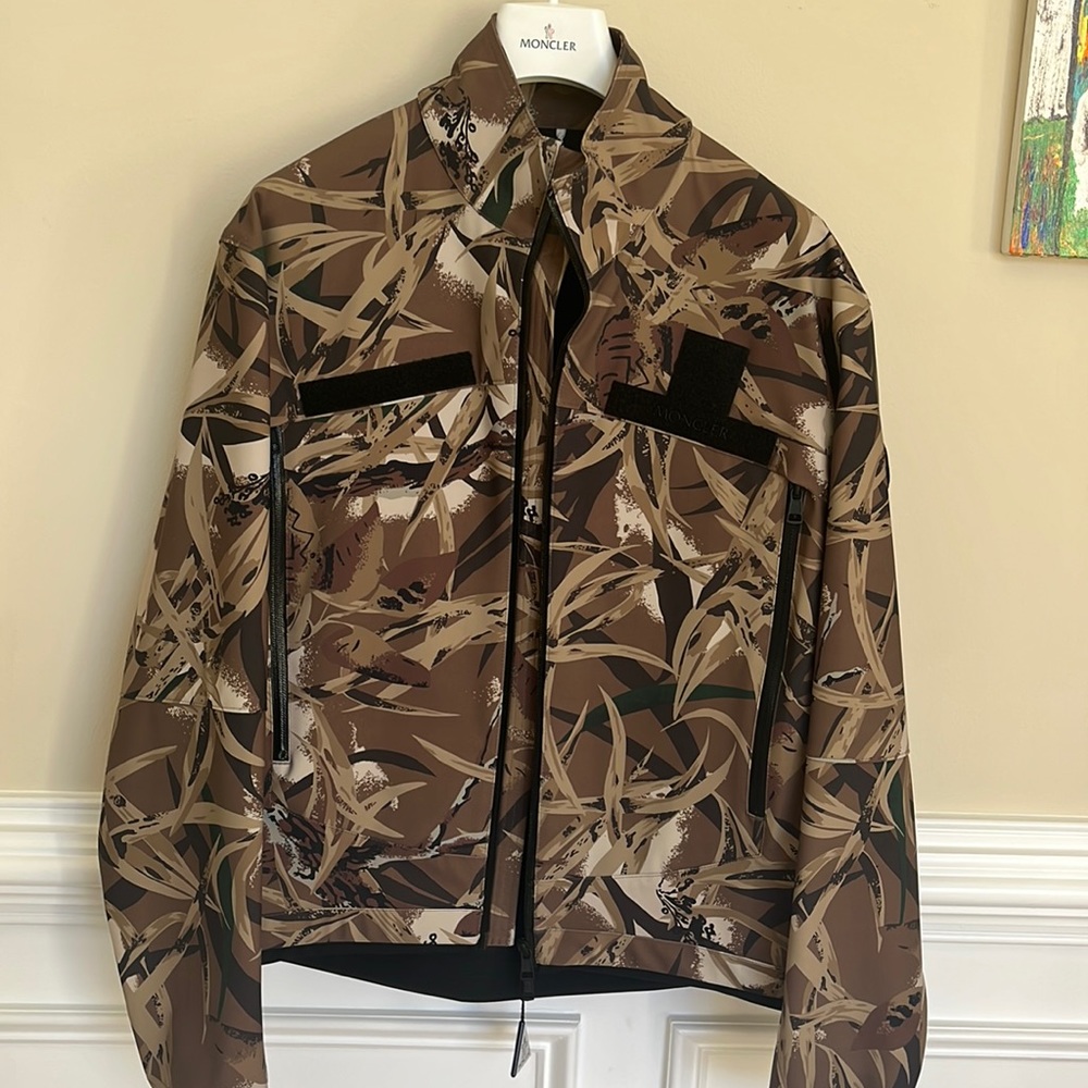 New With Tags Herault Giubbotto Moncler Camo Jacket